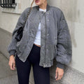 Jacket quilted women's padded winter warm