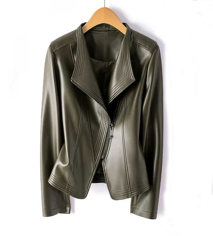 Jacket with Faux leather Women&