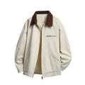 Men's fashionable transitional jacket with high collar and practical pockets