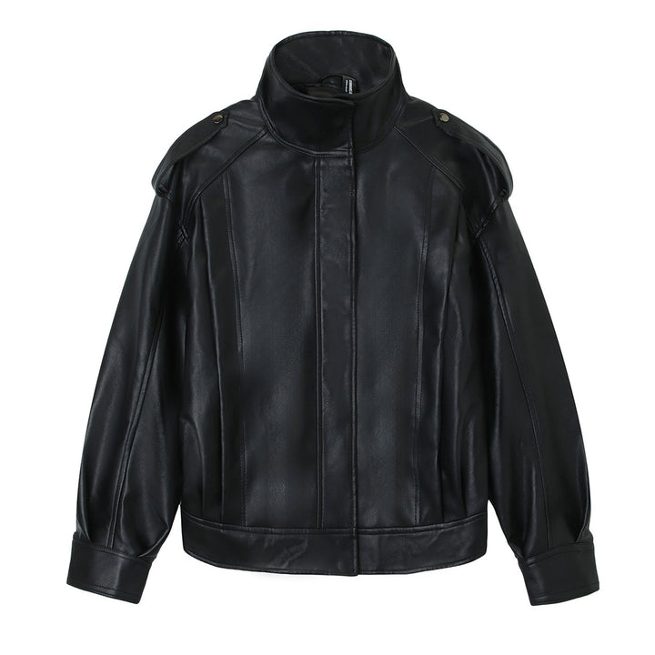 Jacket with Faux leather Women&