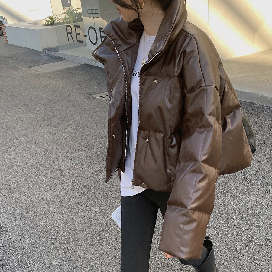 Women Stylish Cropped Down Jacket