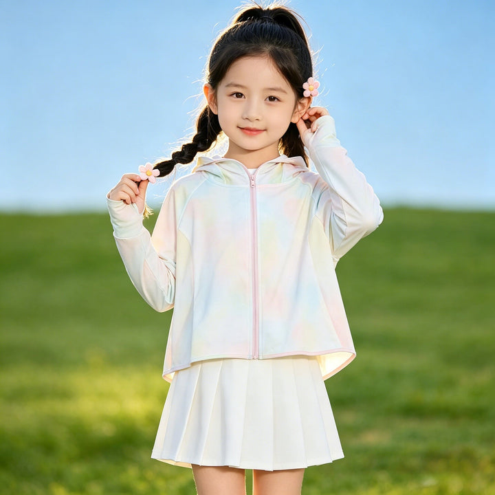 Jacket kids with protection UV breathable lightweight