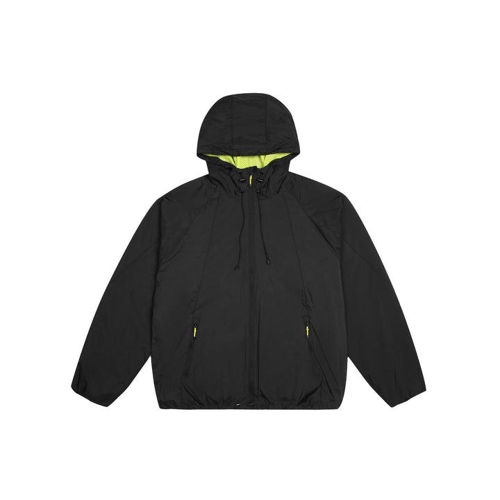 Unisex Lightweight Windbreaker with Adjustable Hood, Packable Nylon Jacket