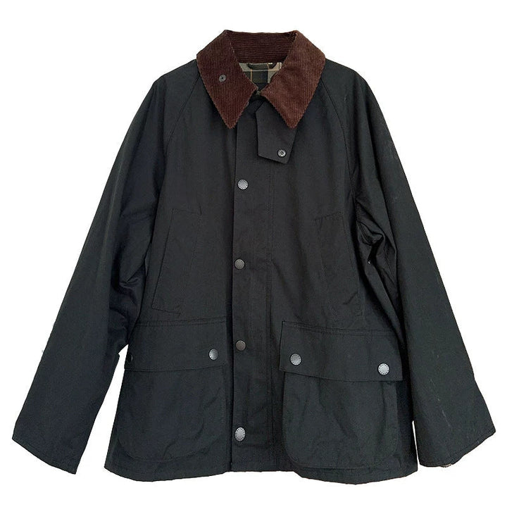 Women’s Stylish Utility Jacket with Check Pattern