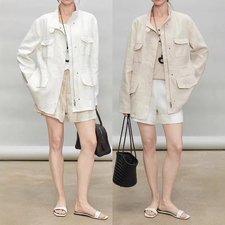 Women Light and Airy Linen Jacket