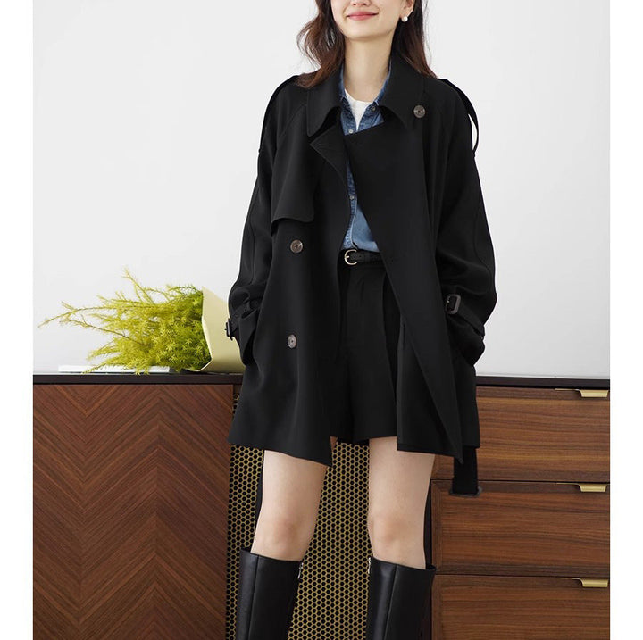 Women Elegant Oversized Trench Coat
