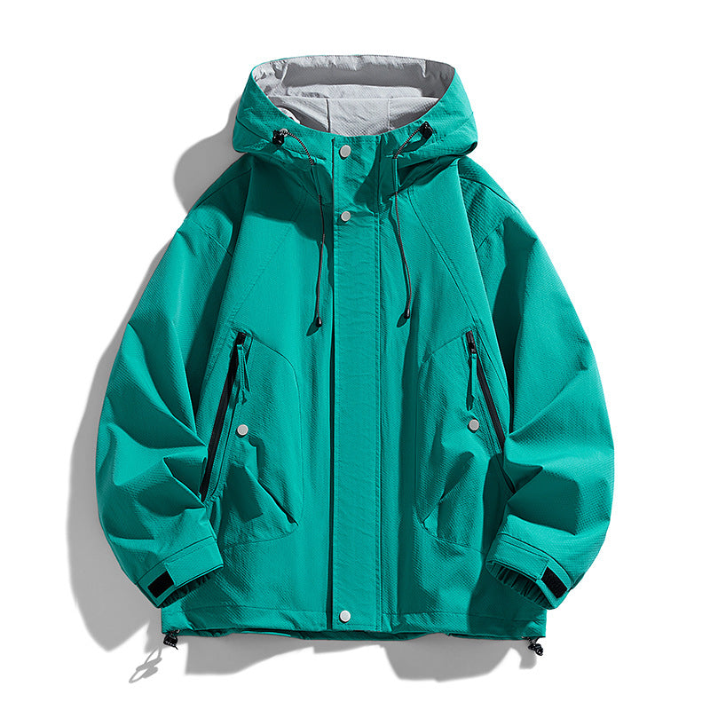 Jacket unisex water-resistant windproof lightweight
