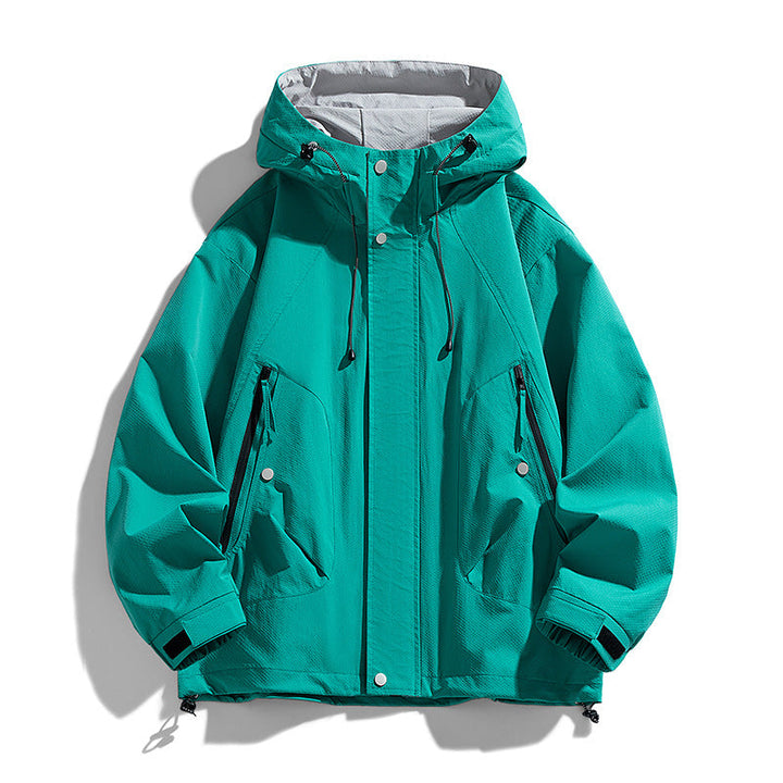 Jacket unisex water-resistant windproof lightweight