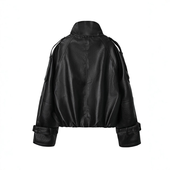 Jacket with Faux leather Women&
