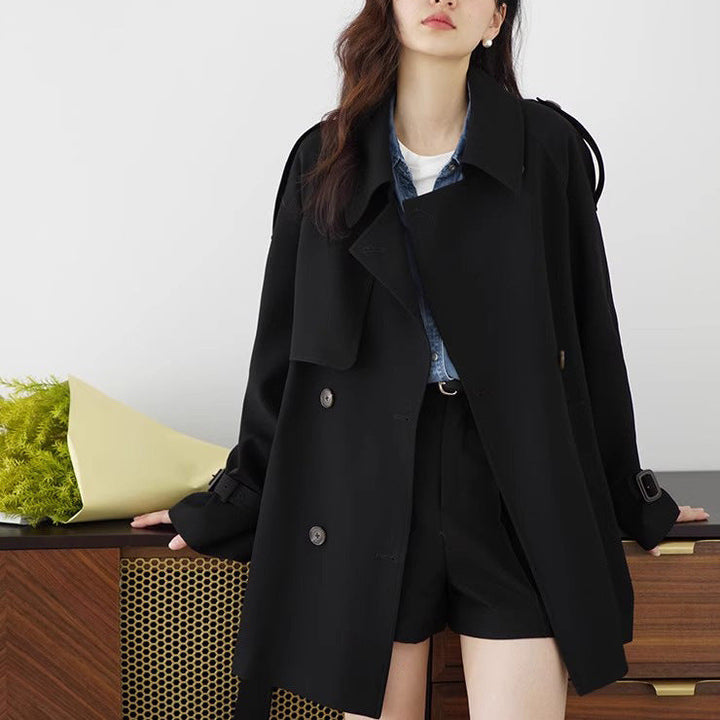 Women Elegant Oversized Trench Coat