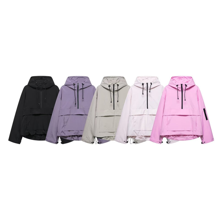 windbreaker unisex water-resistant windproof breathable
