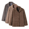Coat women's with faux fur padded winter