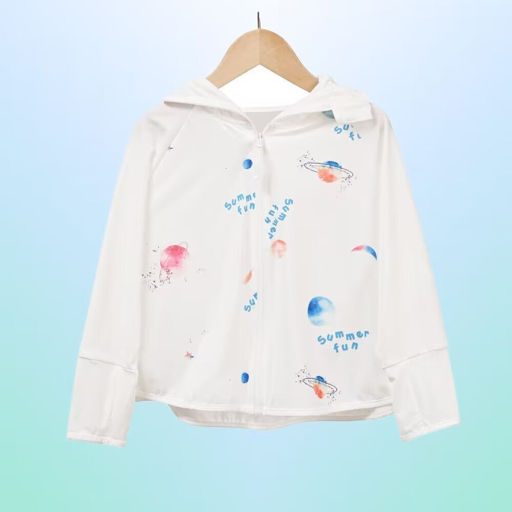 Women breathable sun protection jacket with zip