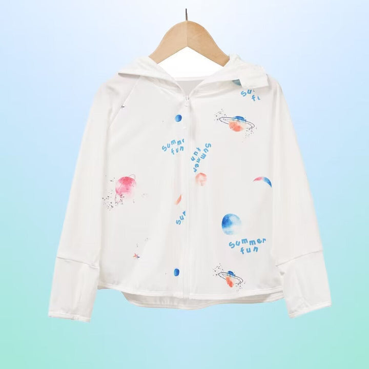 Women breathable sun protection jacket with zip