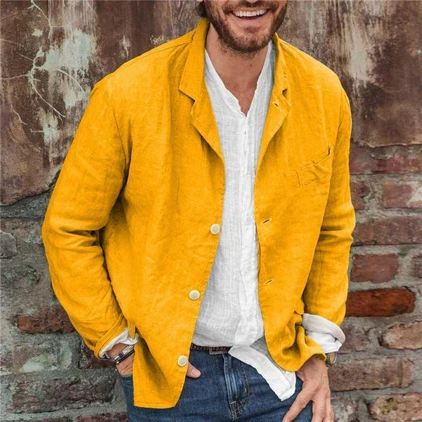 - Lightweight cotton blazer for men: Comfort and style