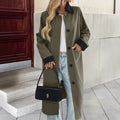 Coat trench coat women's padded warm with pockets