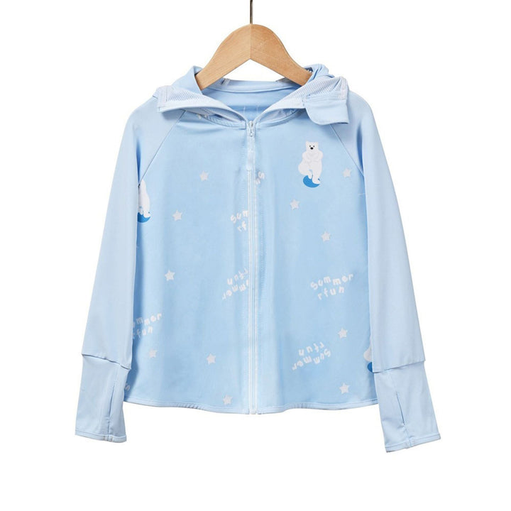 Ladies breathable UV protection jacket with high collar