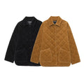 Coat women's quilted padded down