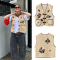 Women's Gilet down warm with pockets