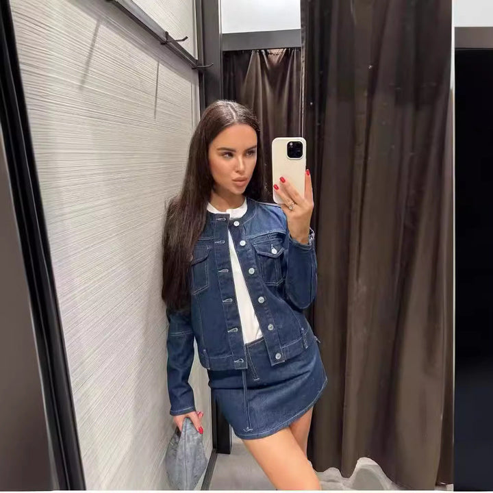 Jacket denim women&