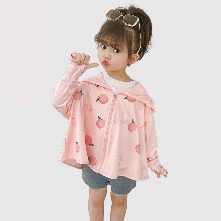 Jacket kids with protection UV breathable lightweight