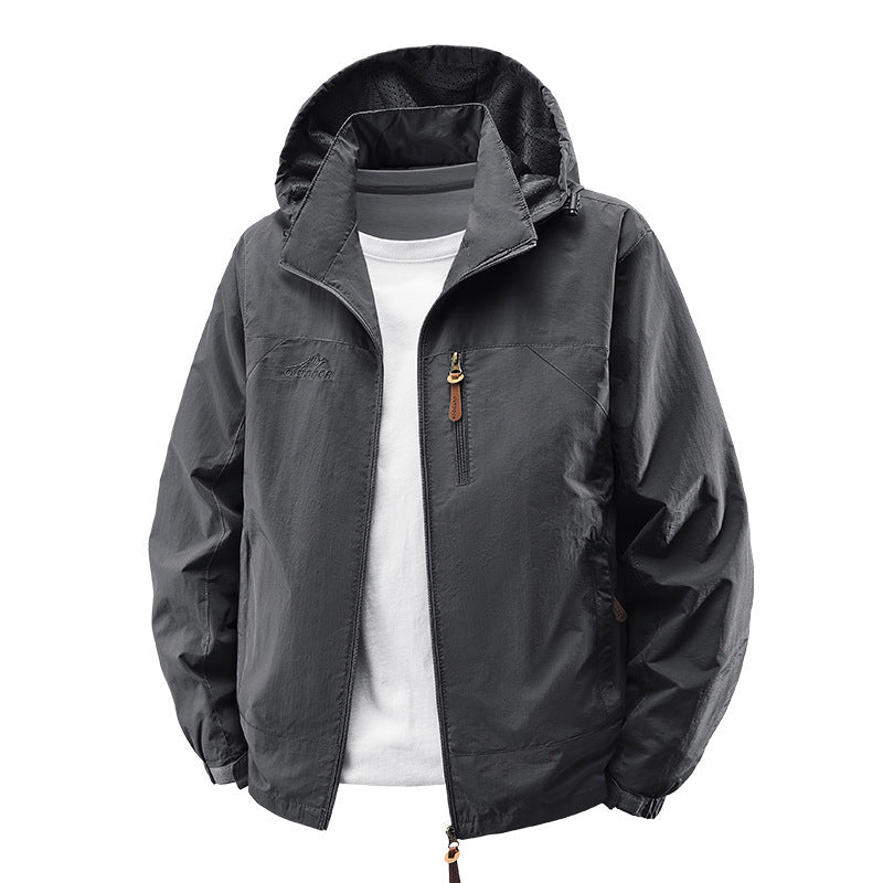 Jacket unisex water-resistant breathable lightweight