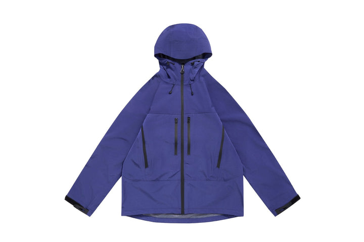 Unisex Technical Hooded Outdoor Jacket with Taped Zips