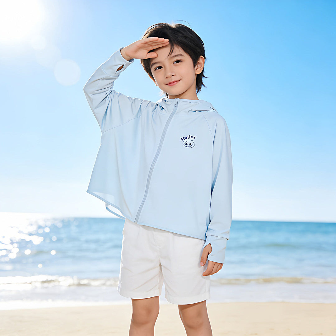 Jacket unisex with protection UV breathable lightweight