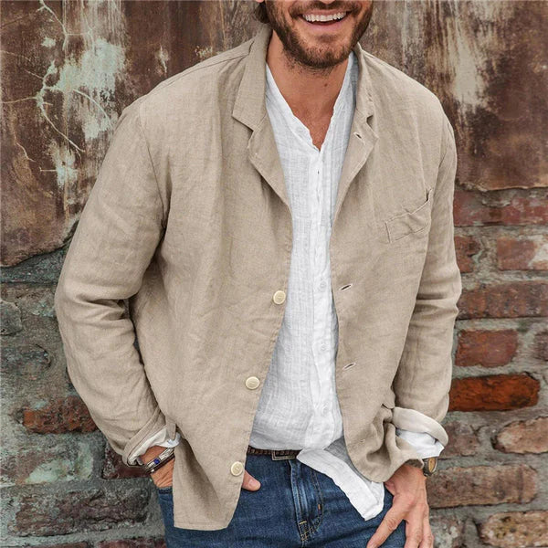 - Lightweight cotton blazer for men: Comfort and style