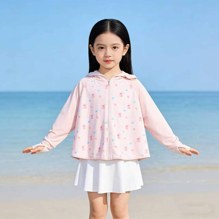 Jacket unisex with protection UV breathable lightweight