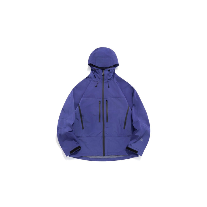 Unisex Technical Hooded Outdoor Jacket with Taped Zips
