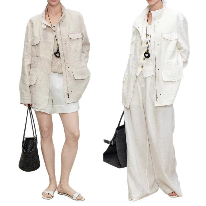 Women Light and Airy Linen Jacket