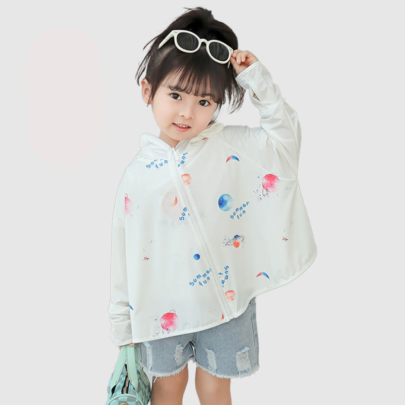 Jacket kids with protection UV breathable lightweight