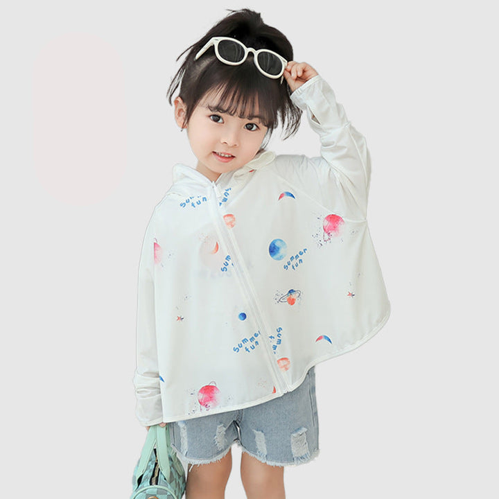 Jacket kids with protection UV breathable lightweight