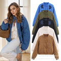 Jacket Quilted Women's Stylish Casual Modern
