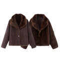 Women's Jacket with faux fur down winter