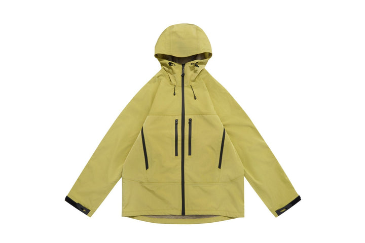 Unisex Technical Hooded Outdoor Jacket with Taped Zips