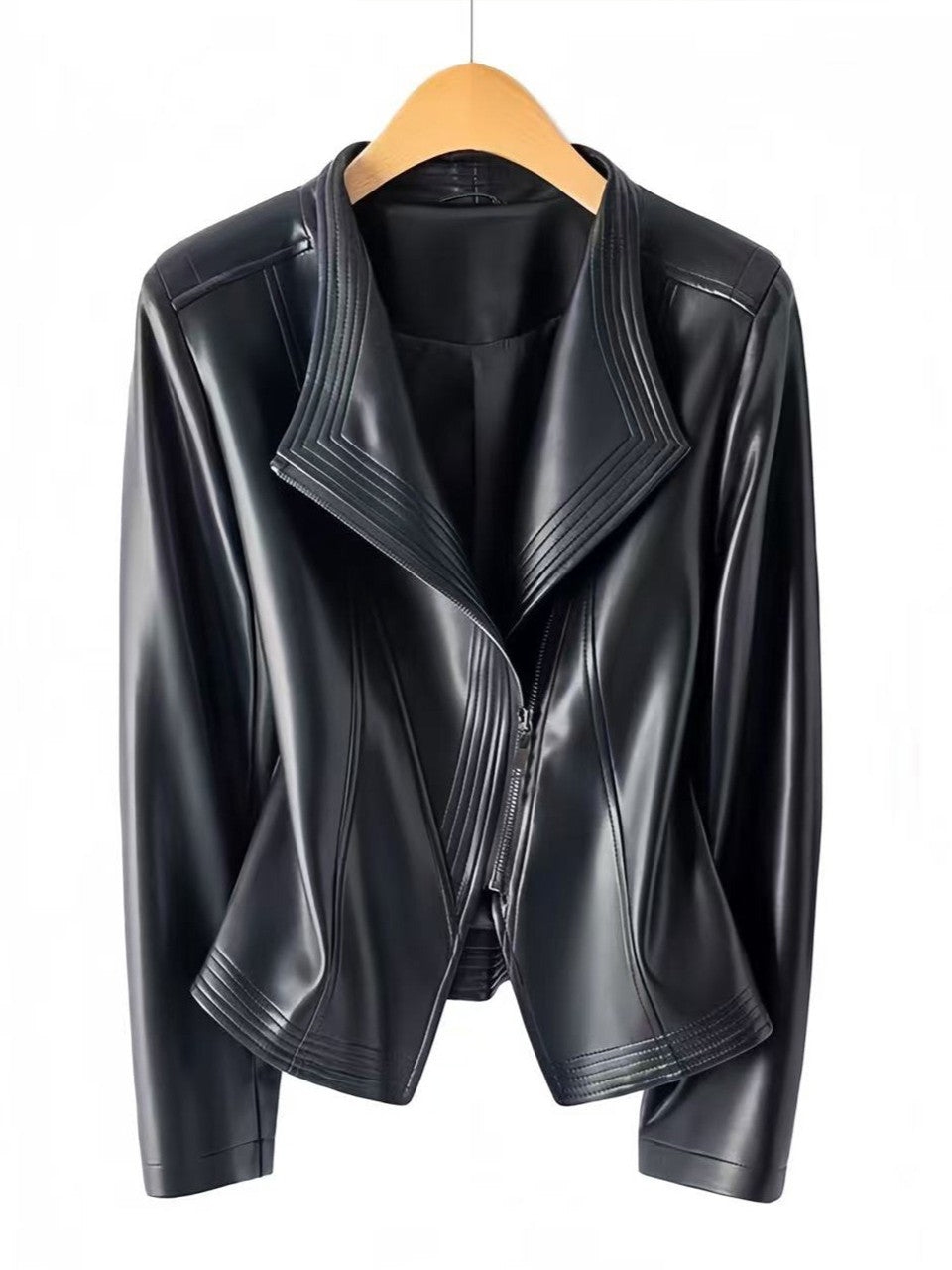 Jacket with Faux leather Women&