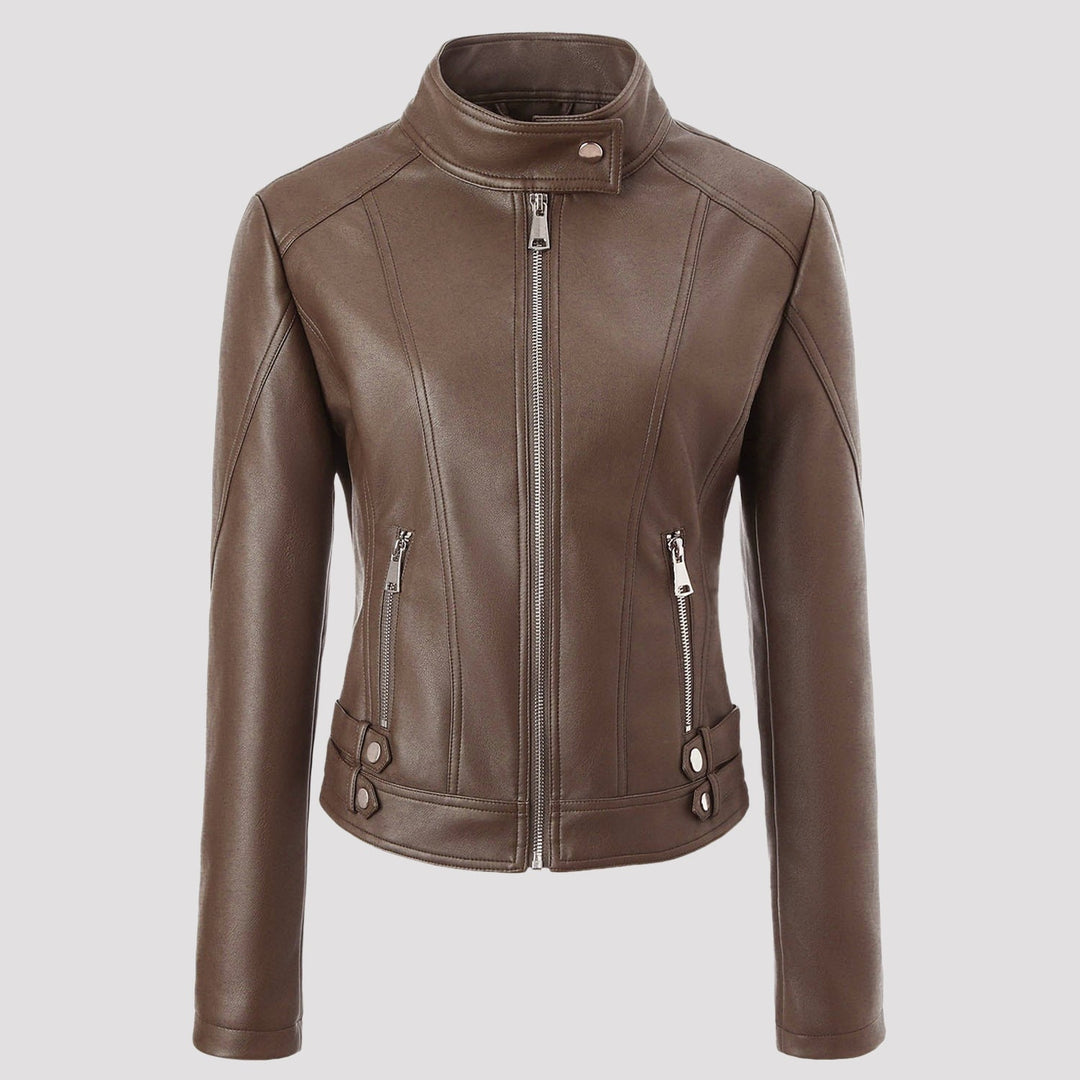 Jacket with Faux leather Women&