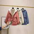 Parka women's water-resistant lightweight padded
