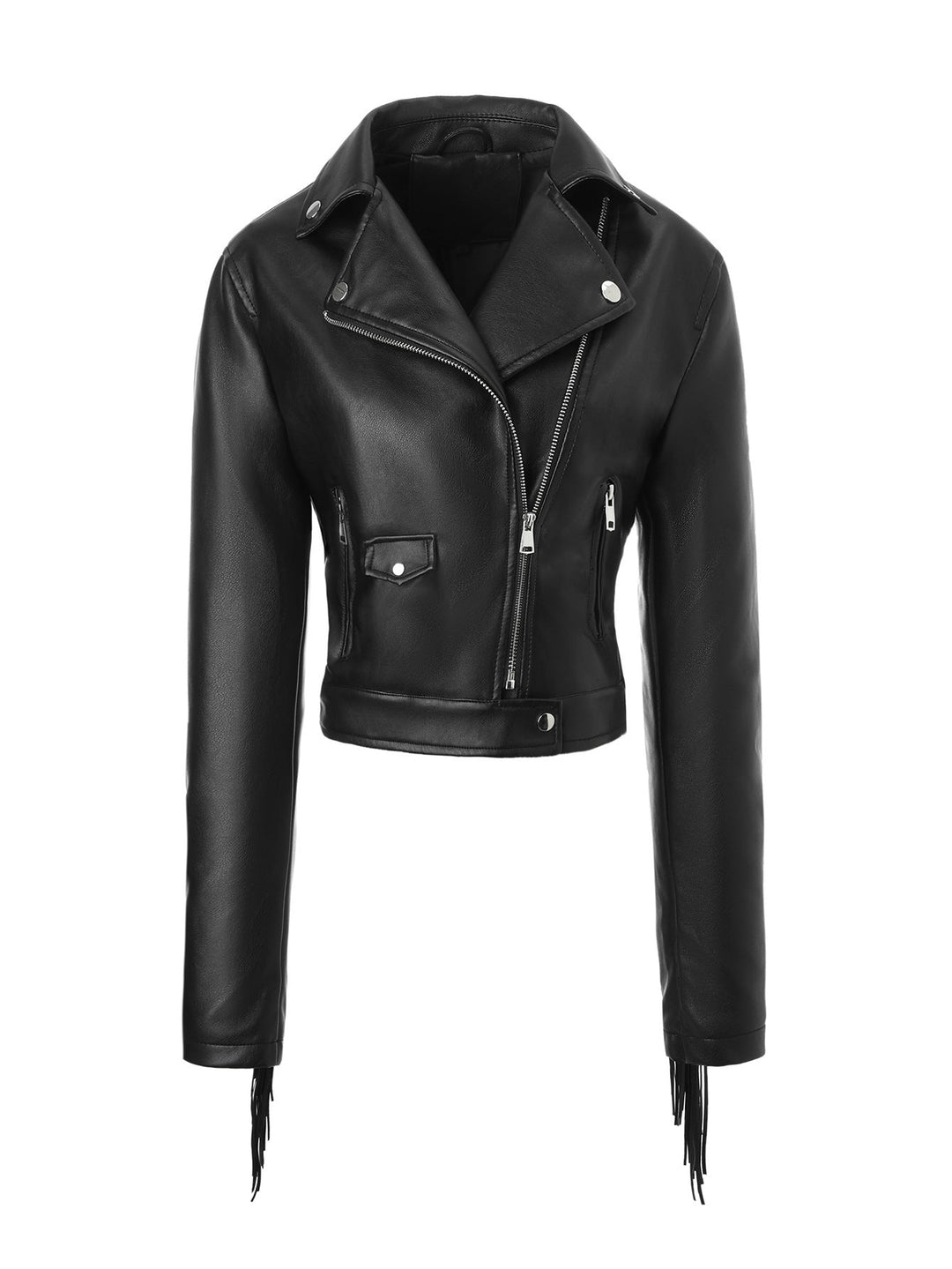 Jacket with Faux leather Women&