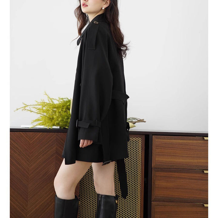 Women Elegant Oversized Trench Coat
