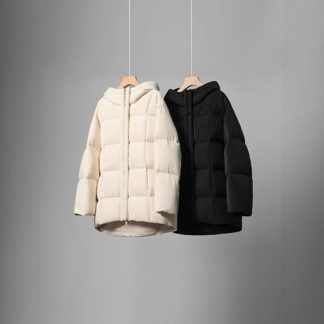 Women Fashionable Long Down Jacket