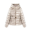 Jacket down women's quilted padded winter