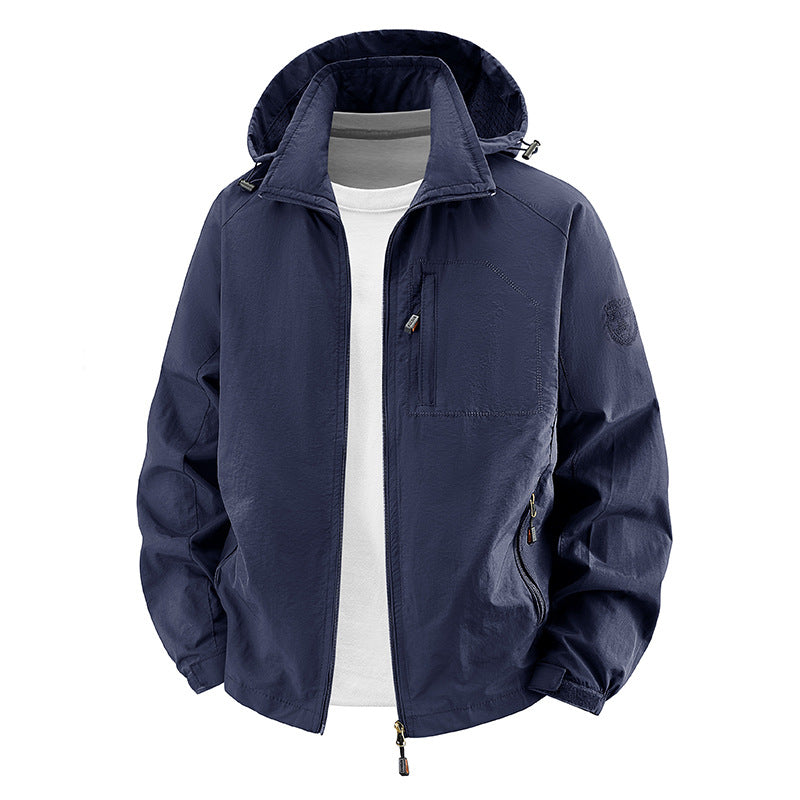 Jacket unisex water-resistant breathable lightweight