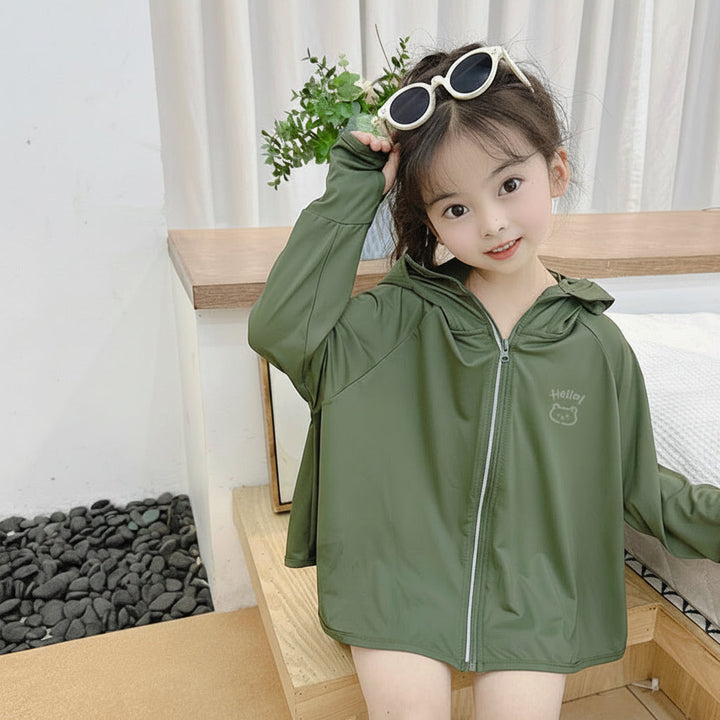 Ladies lightweight UV protection jacket with zip