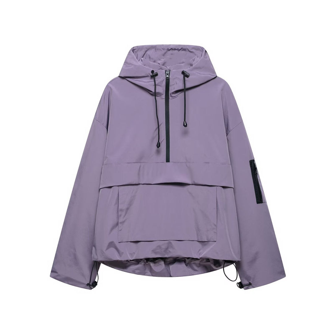 windbreaker unisex water-resistant windproof breathable