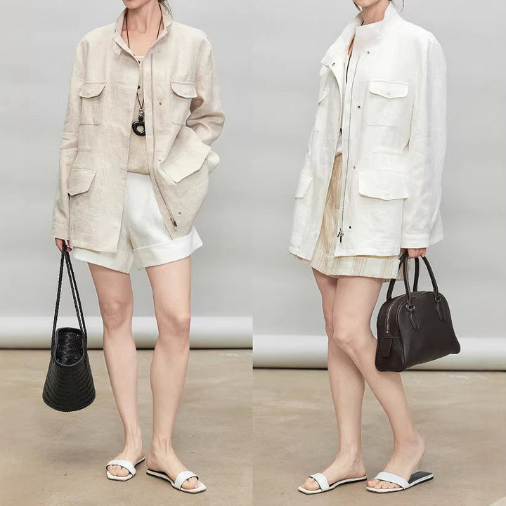 Women Light and Airy Linen Jacket