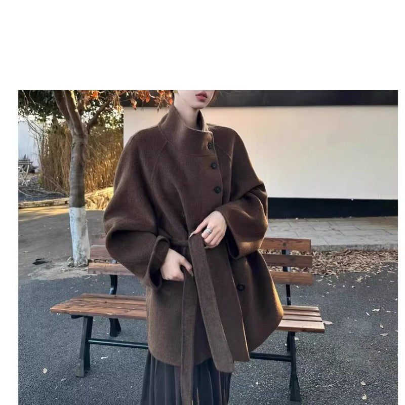 Women Fashionable Oversized Wool Jacket
