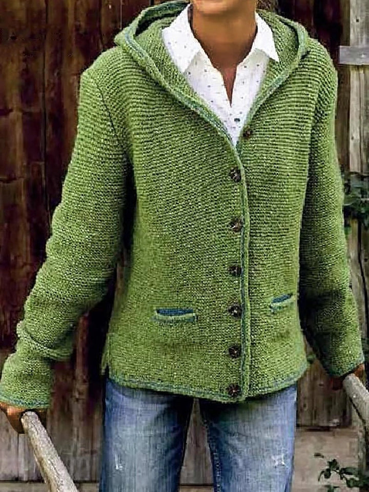 Jacket with hood and pockets